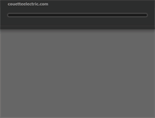 Tablet Screenshot of couetteelectric.com
